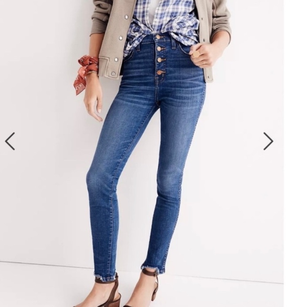 Madewell Size 27 high riser skinny skinny Jean